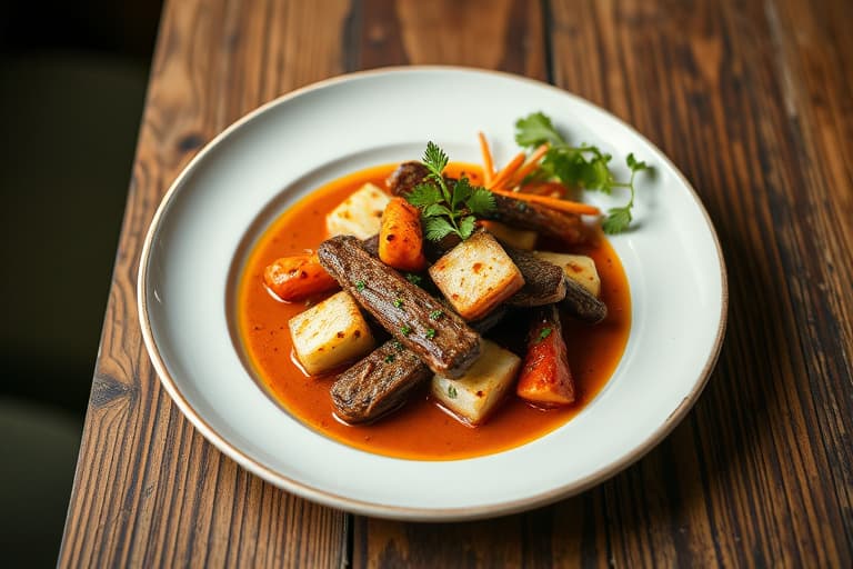 Fetter Davids grytekjøtt av storfe