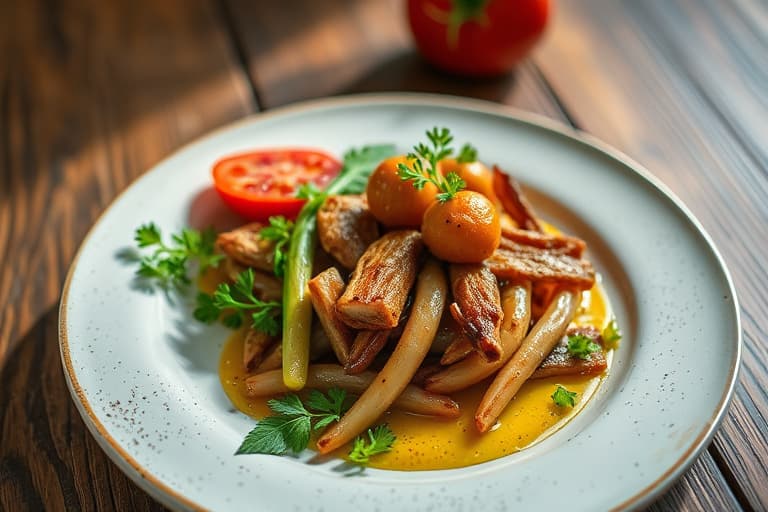 Aprikosbrunt sukker-skinke