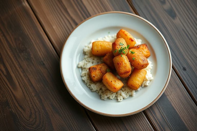 Salt og pepper Tater Tot-grateng