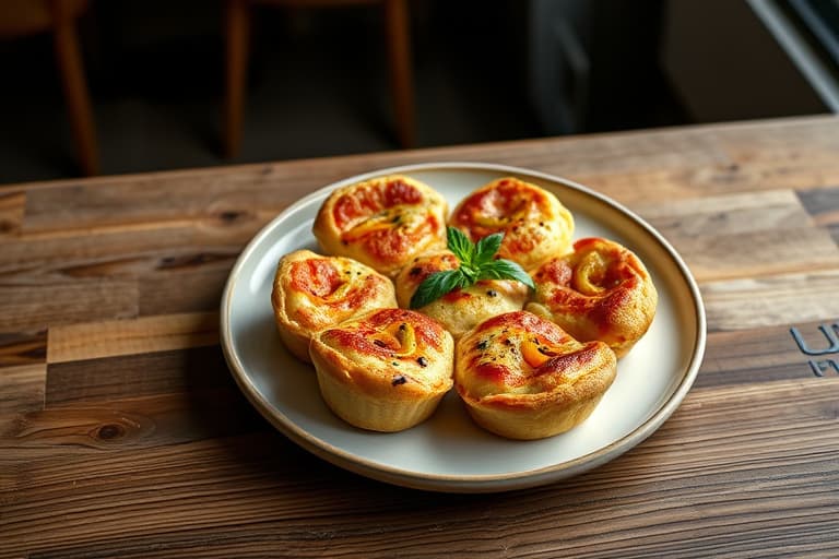 Faste engelske muffins-pizzaer