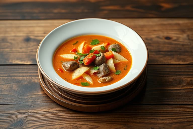 Thailandsk karri-suppe