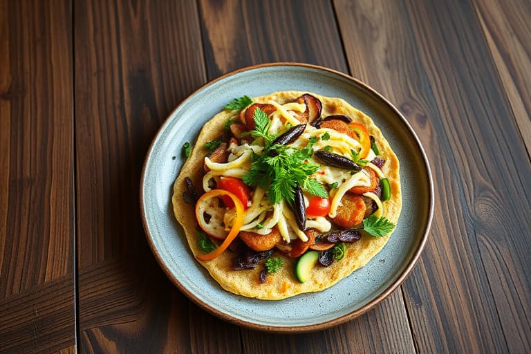 Vegetarisk tortilla-gryte