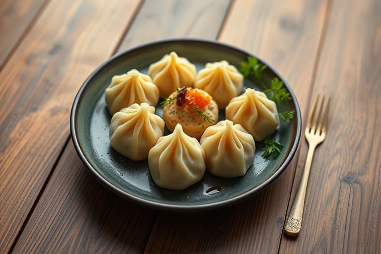 Rullede dumplings