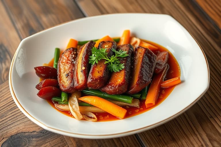 Koreansk BBQ kortrekeribbe (Gal-Bi)