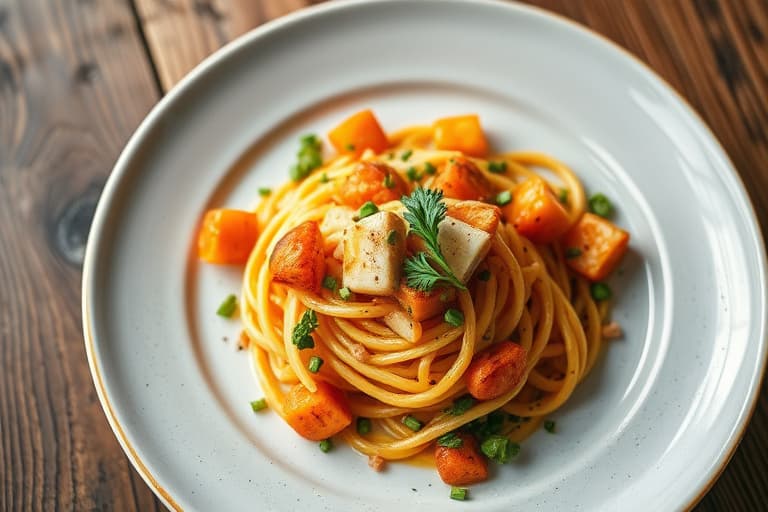 Mandelsalat med mandarin