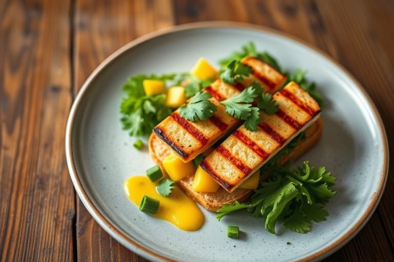 Fantastiske Southwest-koriander-lime-mango grillede kyllingsandwicher