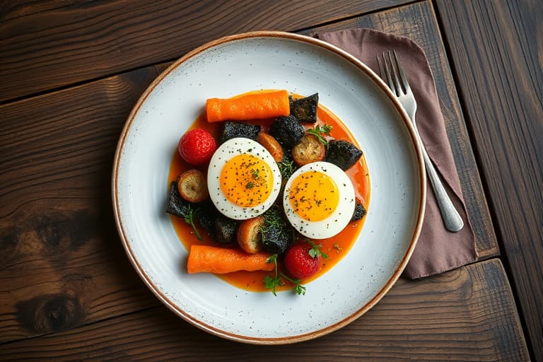 Enkle fylte eggerøre