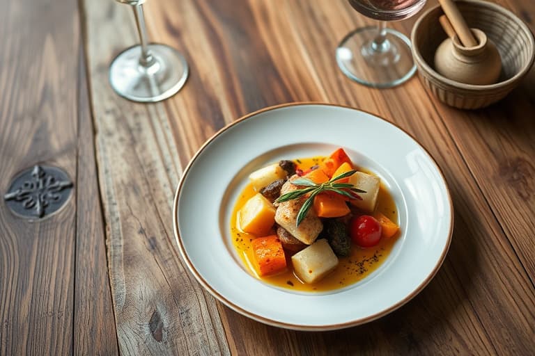 Aprikosglasert svinekjøttkotelett