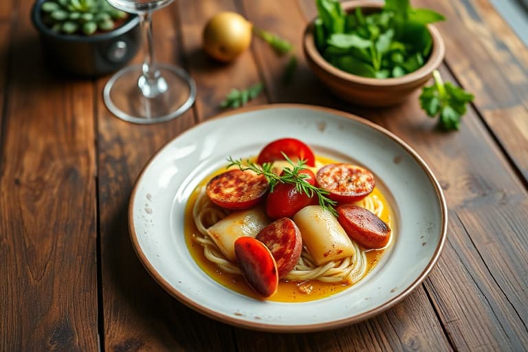 Epler glaserte svinekoteletter