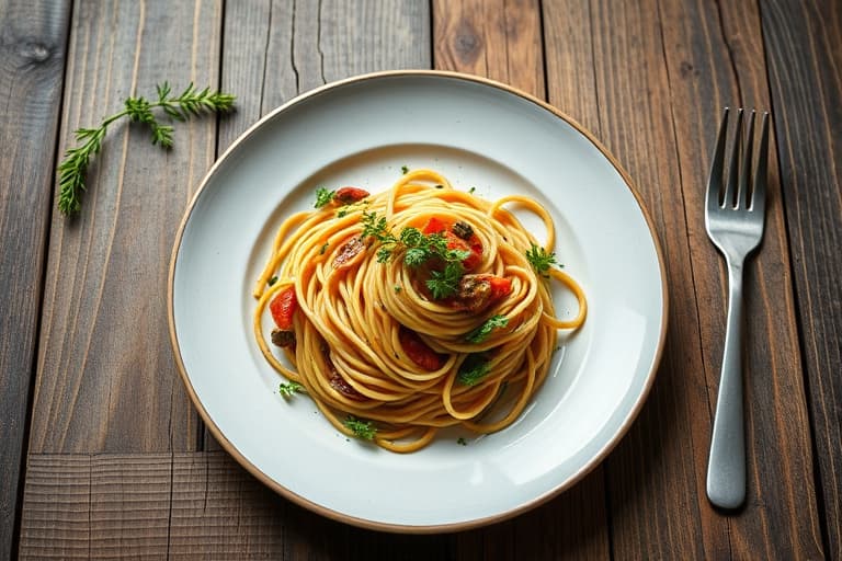 Sørvestlig vegetarisk pasta