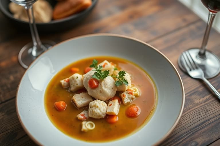 Krabbekjøtt- og maisuppe