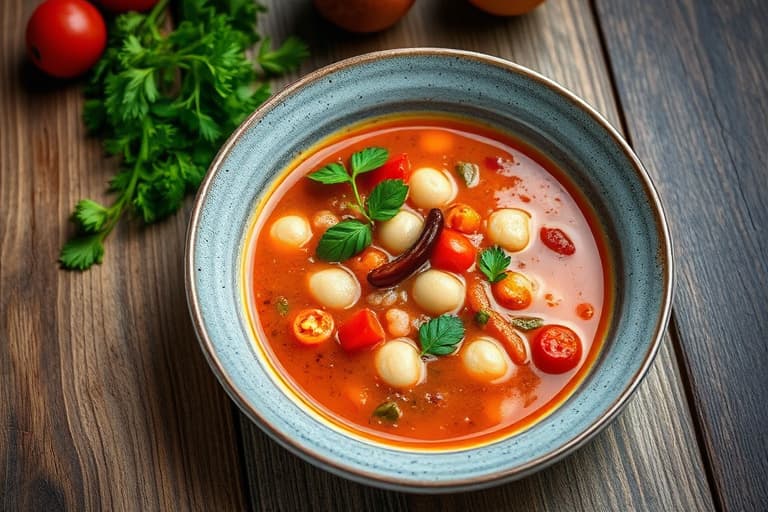 Gulrot-, chili- og koriandersuppe