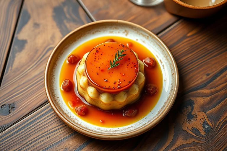Karamellglasert flan