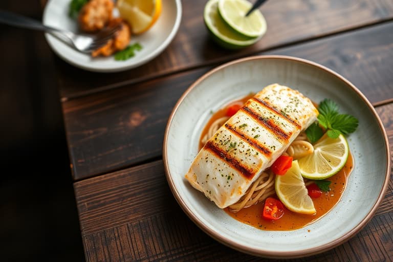 Lime-marinerte mahi mahi