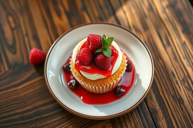 Raspberry Cupcakes