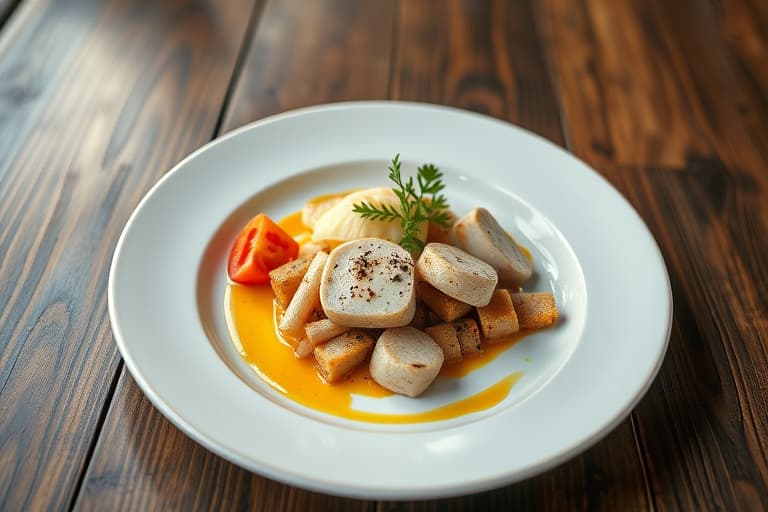 Oransje-ingefær tofu-trekantene