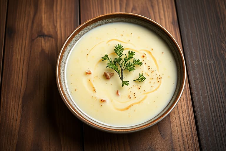Gresk Avgolemono kyllingsuppe