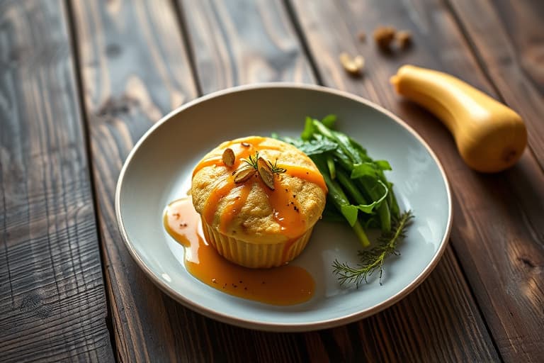 Blåbær- og squashmuffins