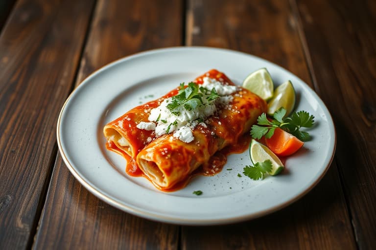 Kirsebær-enchiladas
