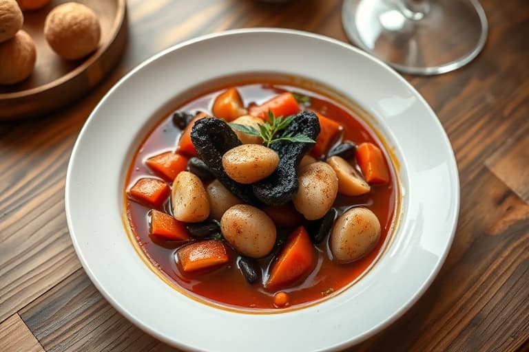 Sassy pølse- og svartbønnesuppe