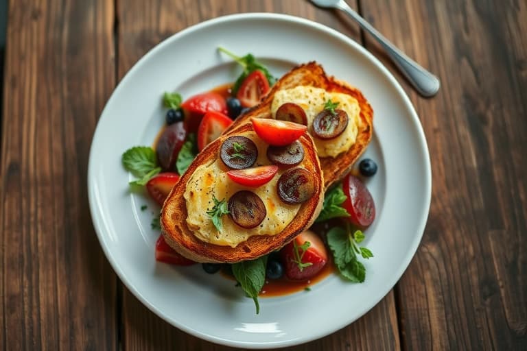 Sprø franske toast-stenger