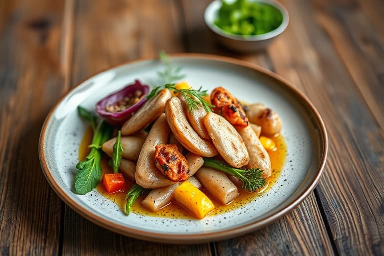 Enkel langsomkokt søt og sur svinekam