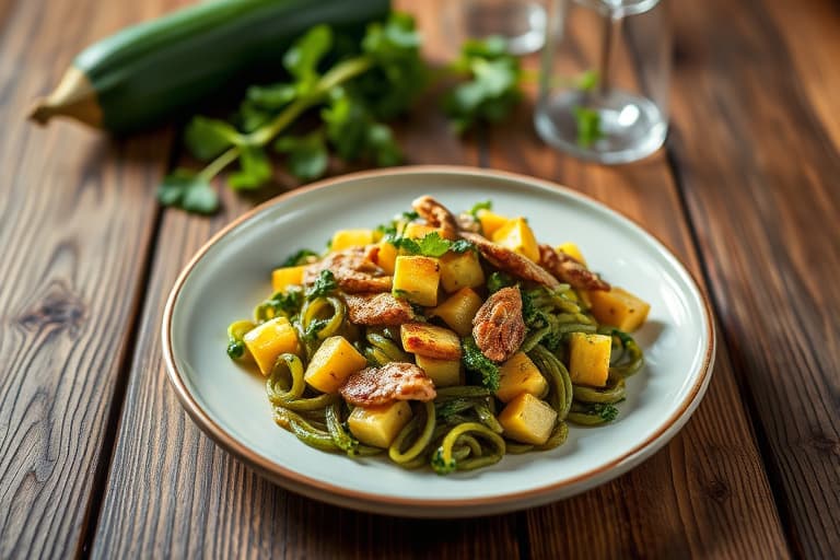 Zucchinibrød med kanel- og sukkerstrøssel