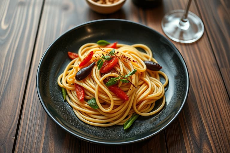 Deilig sjømat-linguine