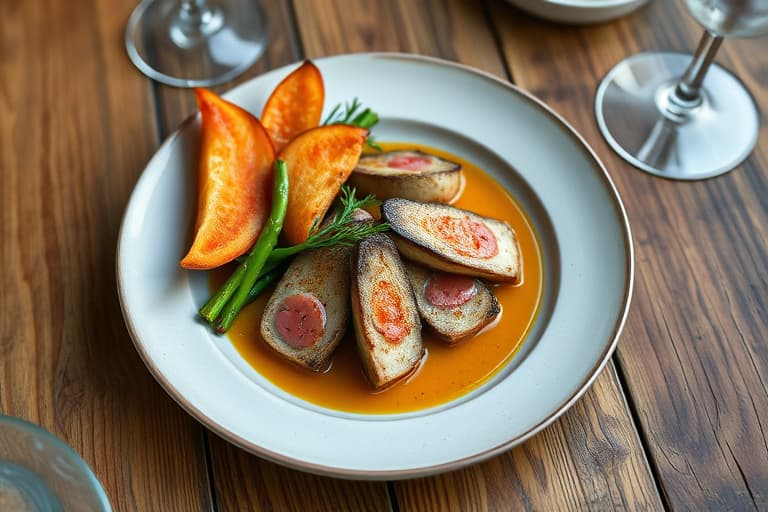 Havabbor med honningfylte epler