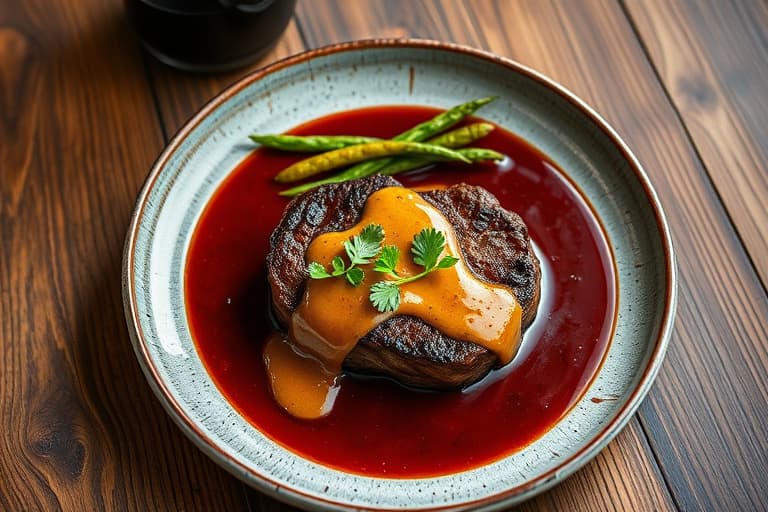 Filet Mignon med sopp- og cabernet-saus