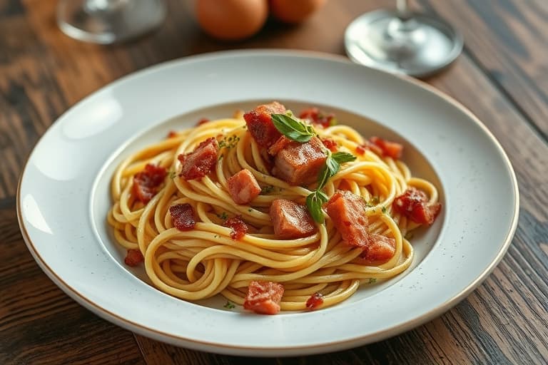 Enkel ukesmiddags bacon- og ostepasta