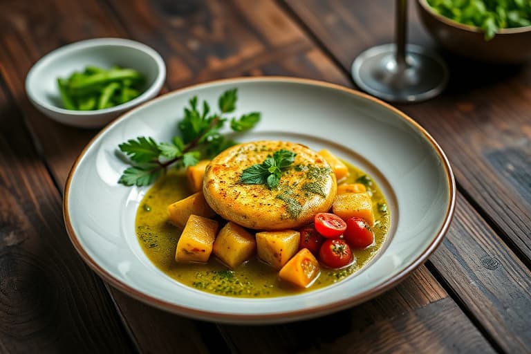 Kremet tomatsuppe med pesto