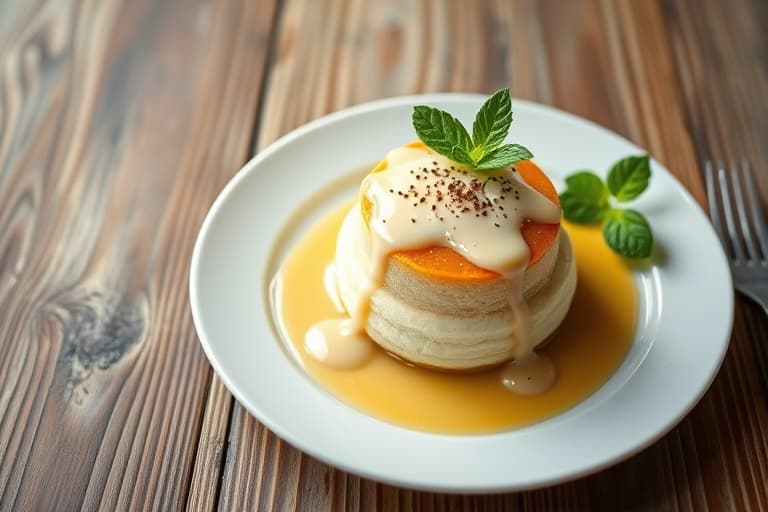 Elvas kake med vaniljekrem