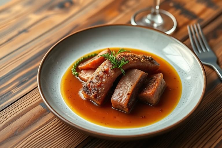 Jordbær i krydret sirup