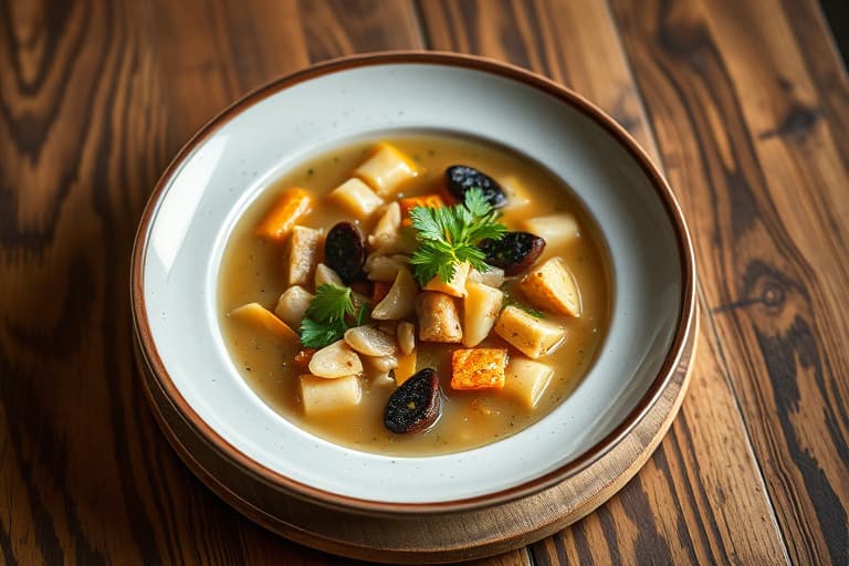 Super enkel kylling- og nudelsuppe