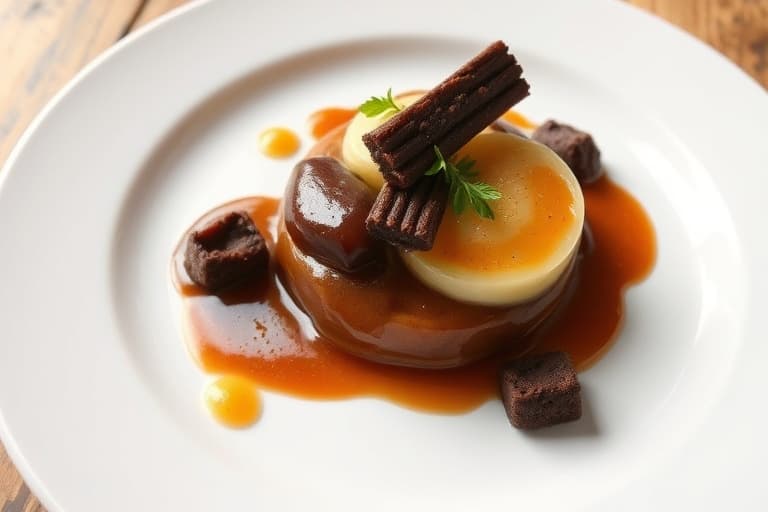 Sjokoladesnaps med sukkerkjeks