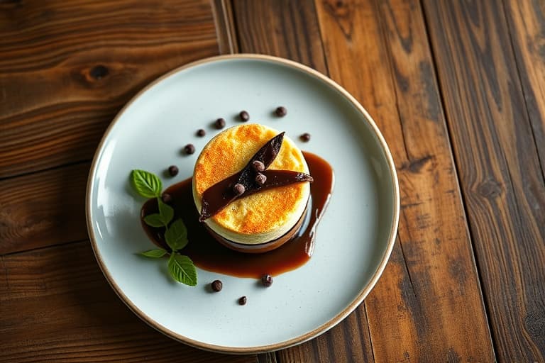 Sjokoladelikør-souffléer