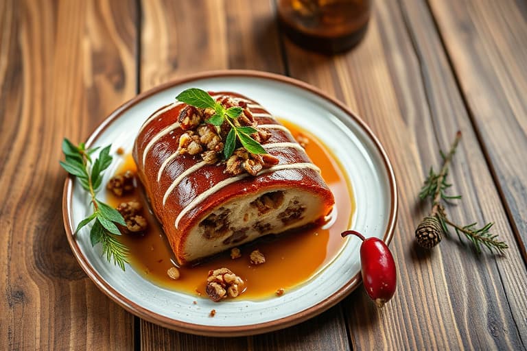 Maple Walnut Bûche de Noël