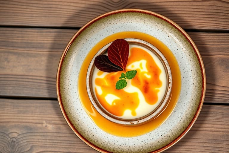 Maple Pots de Crème med mandelpraliné