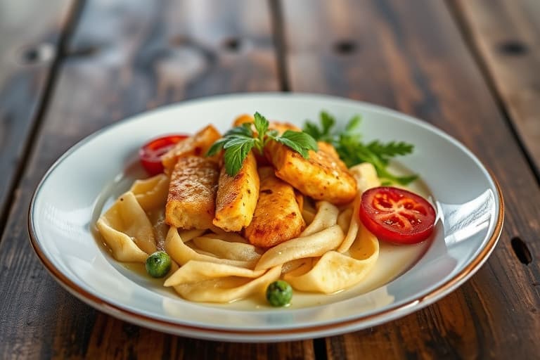 Rösti med skinke fra Schwarzwald og gressløk