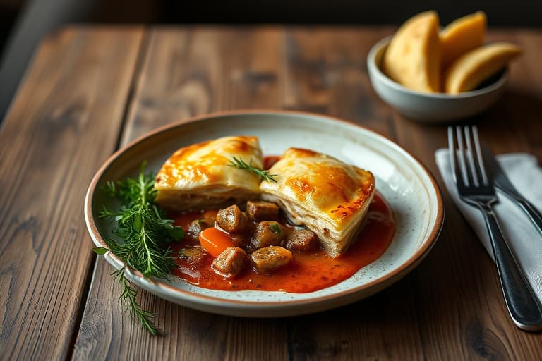 fransk-kanadisk tourtière