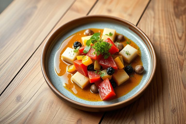 Crudités av grønnsaker med remuladesaus