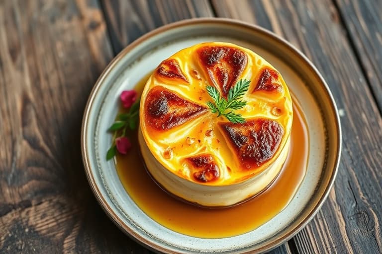 Blomkålssoufflé med brunt smør