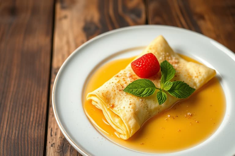 Crepes à la gelée