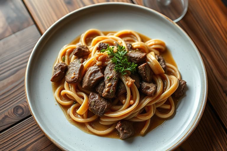 Beef Stroganoff à la Gail Zappa