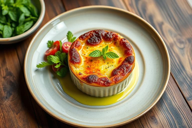 Enkel spinatsoufflé