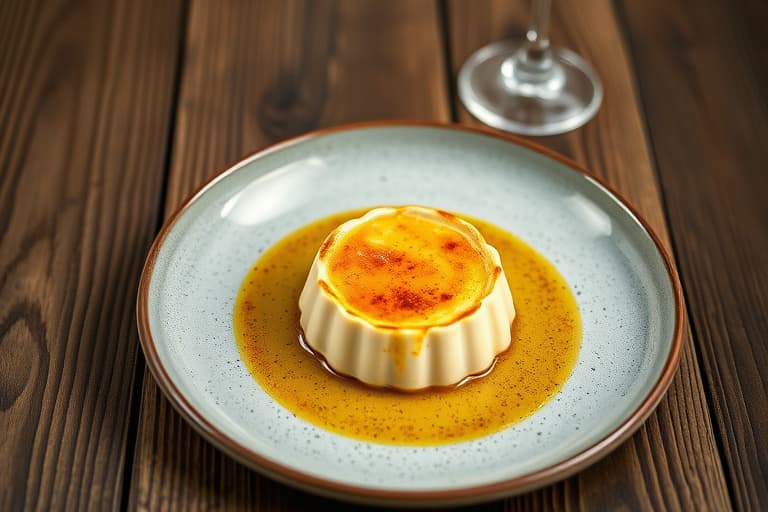 Enkel safrancrème brûlée