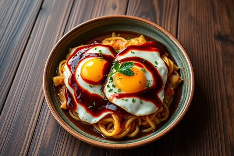 Huevos Rancheros med svartbønnepuré