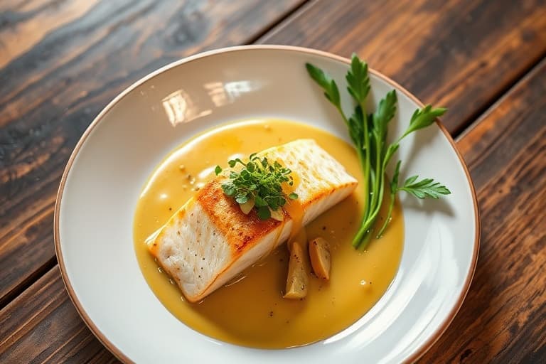 Poached Salmon with Artichoke Confit