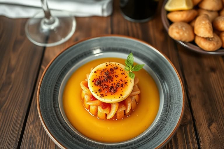 Karamellisert honning brûlée